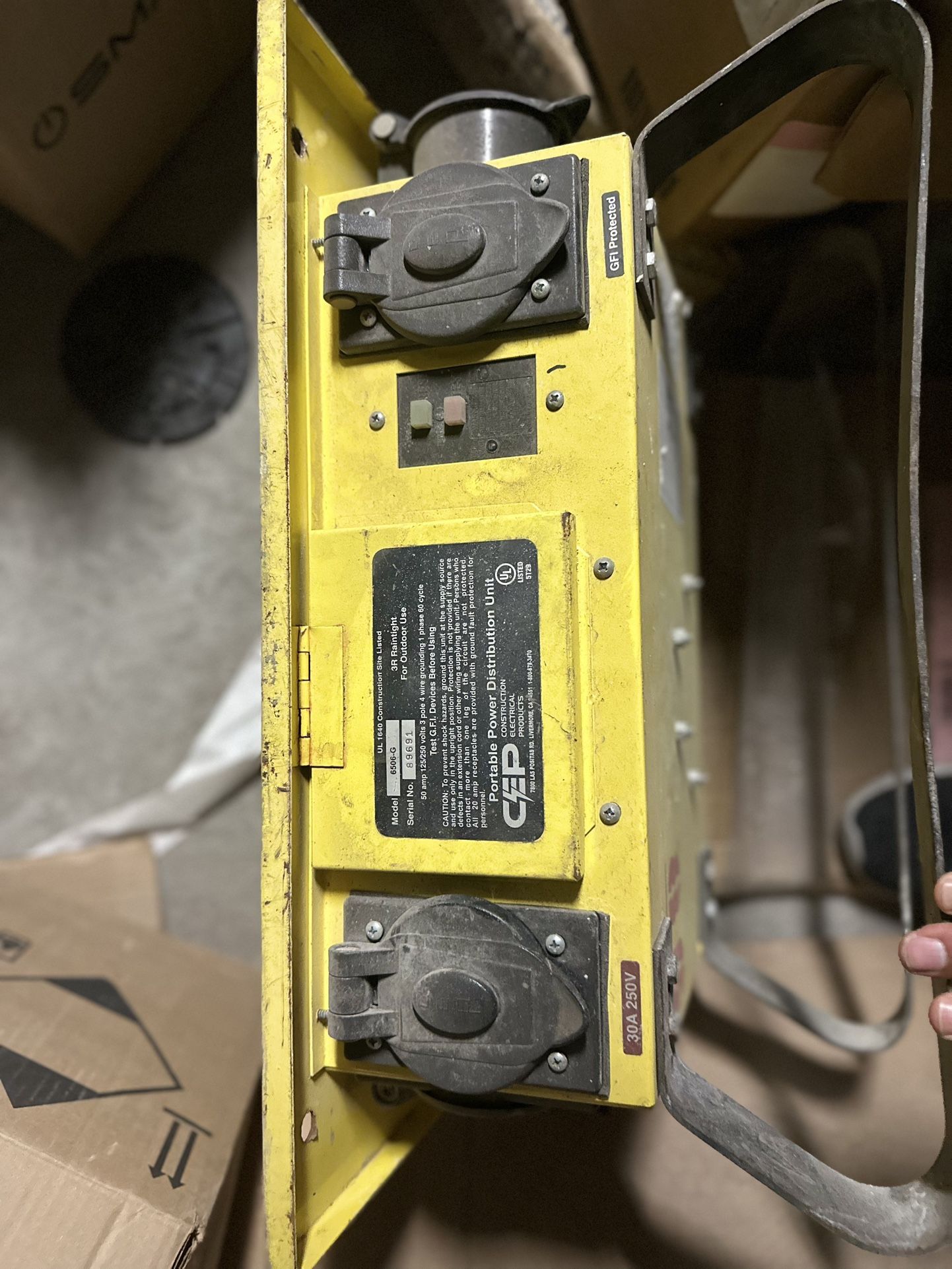 ⚡️FOR SALE: CEP Portable Power Distribution Unit – Outdoor Rated (3R Rain Tight)⚡️