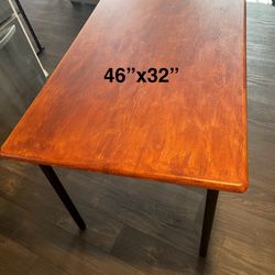 Kitchen Table 46” x 32”  x  30 1/2” tall