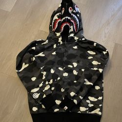 BAPE Double Hooded Jacket Authentic Nwt