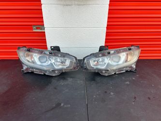 2016-2017-2018-2019-2020-2021HONDA CIVIC LEFT DRIVE -RIGHT PASSENGER HALOGEN HEADLIGHT HEADLAMP OEM