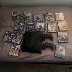 Used PS4 with controllers and games