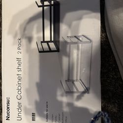 White  under the cabinet shelf