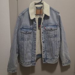 Levi's Sherpa-Lined Denim Trucker Jacket