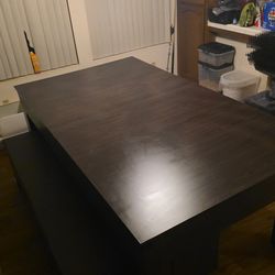 Dinning table with bench