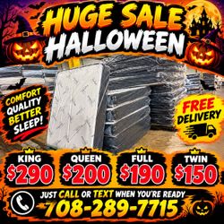 Huge sale for Mattress And Box Twin size #mattress and box 150.$ full 190$ Queen 200$ king 290$. free delivery free set up 708….289…7715… cash or Zell