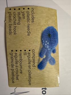 A Under The Sea Whale Crochet kit  🐳 