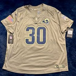 Ram’s Women’s XXL Salute To Service Gurley #30 Jersey