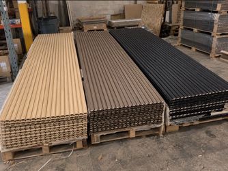 2 x 8 Aqustic wood panels with extra thick padding for Soundproofing
