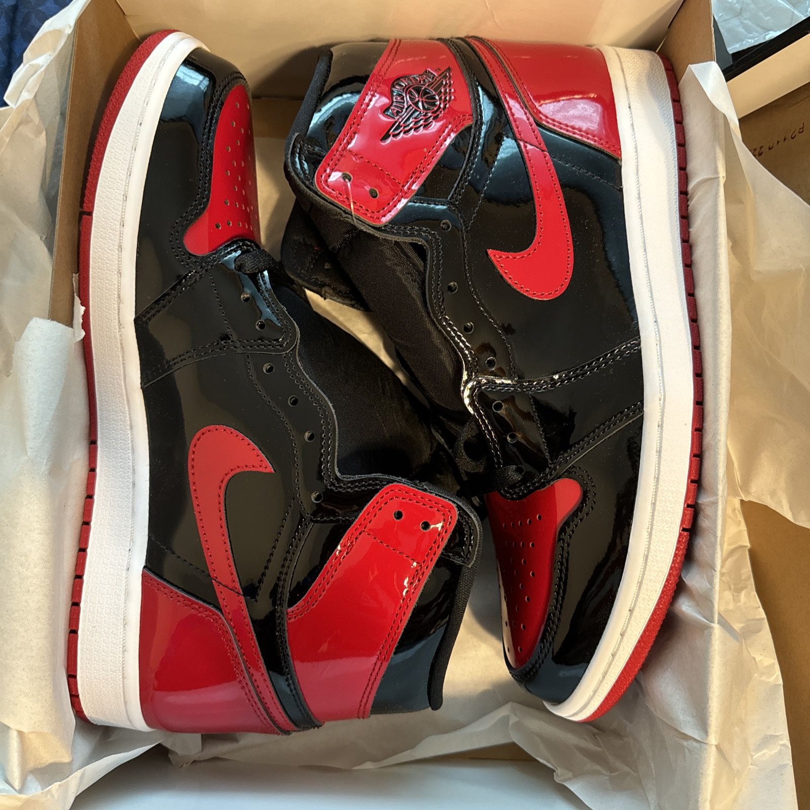 Jordan 1 Retro OG Patent Breads Size:10