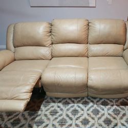 Recliner Leather Sofa 