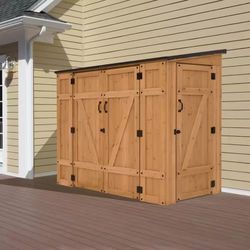 Handy Home Products Premium Cedar 6 ft. W x 3 ft. D Outdoor Wood Storage Shed