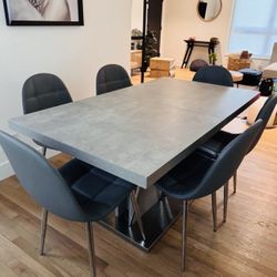 El Dorado Dining Table with 6 Chairs – $450 