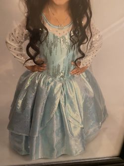 Frozen inspired blue dress, Size 4