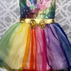 DRESS (Unicorn Rainbow)