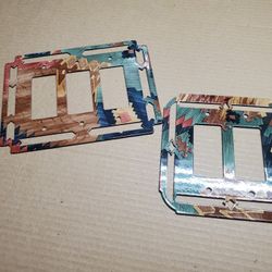 2 Custom Southwestern Light Switch Panels 