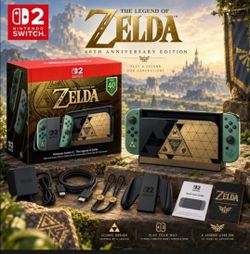 Zelda switch 2 40th anniversary edition