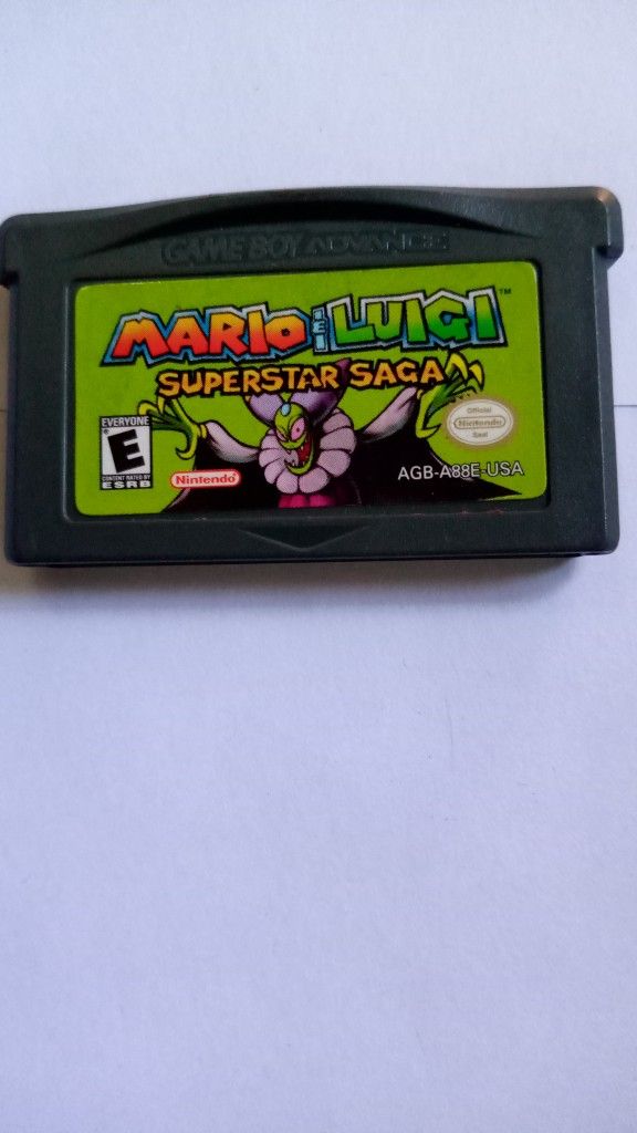 Mario And Luigi  Superstar Saga Gameboy