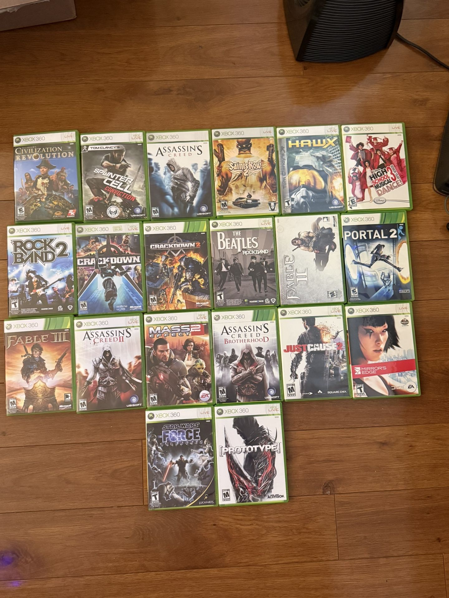 Xbox Game Collection Set Of 20