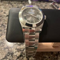 Men’s silver Watch 41 mm