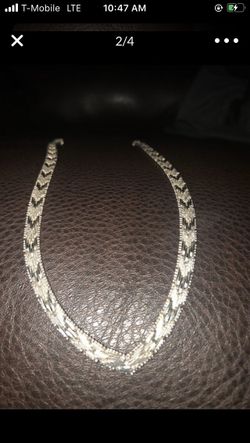 Beautiful silver necklace