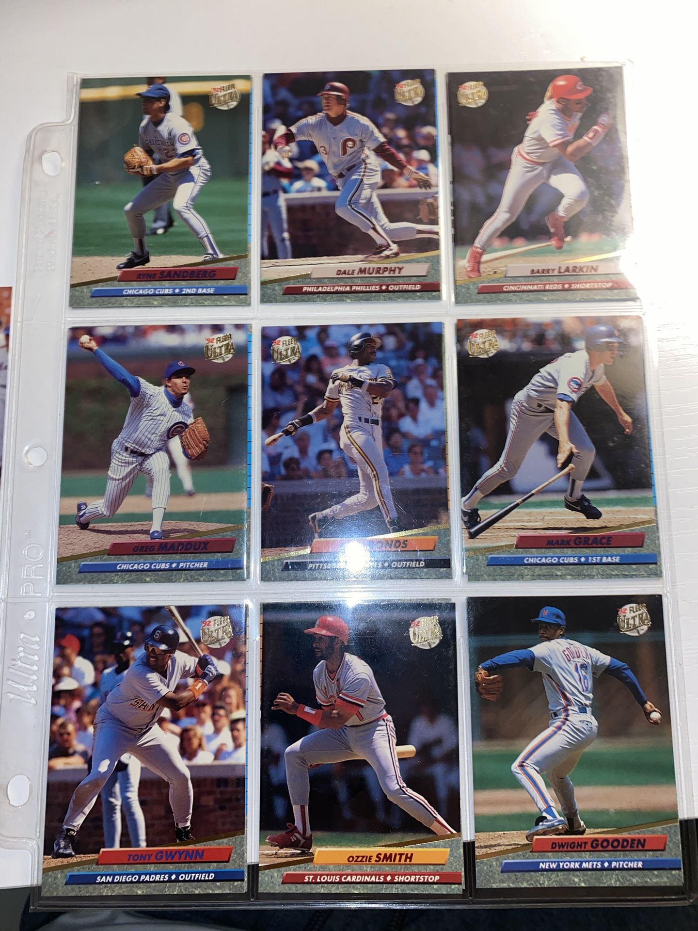 1992 Fleer Ultra Baseball Cards (valuable ones)