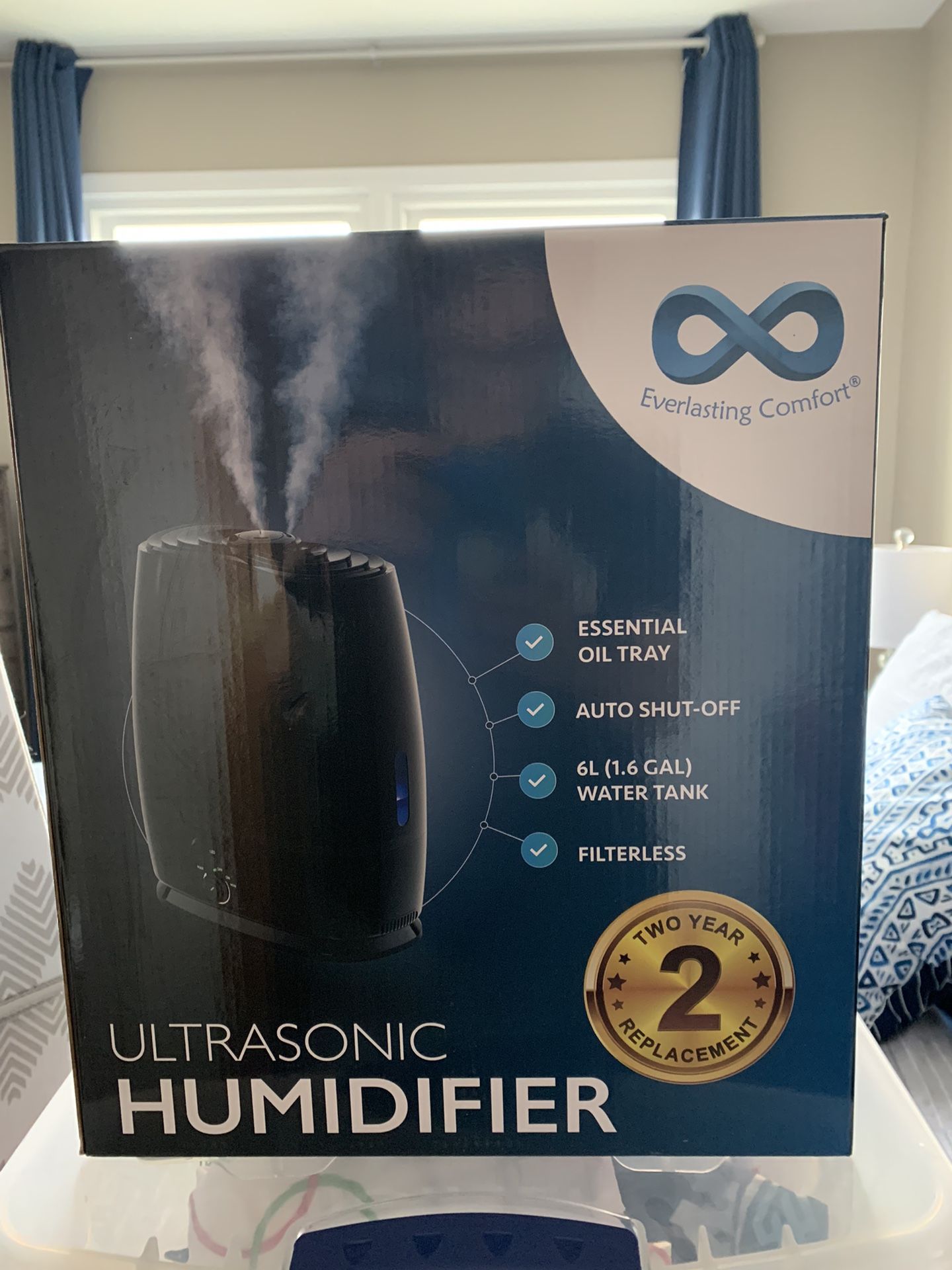Ultrasonic Humidifier/can Use With Essential Oils
