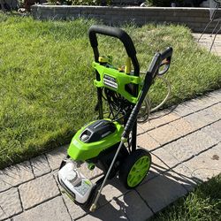 Green works 2000psi electric pressure washer