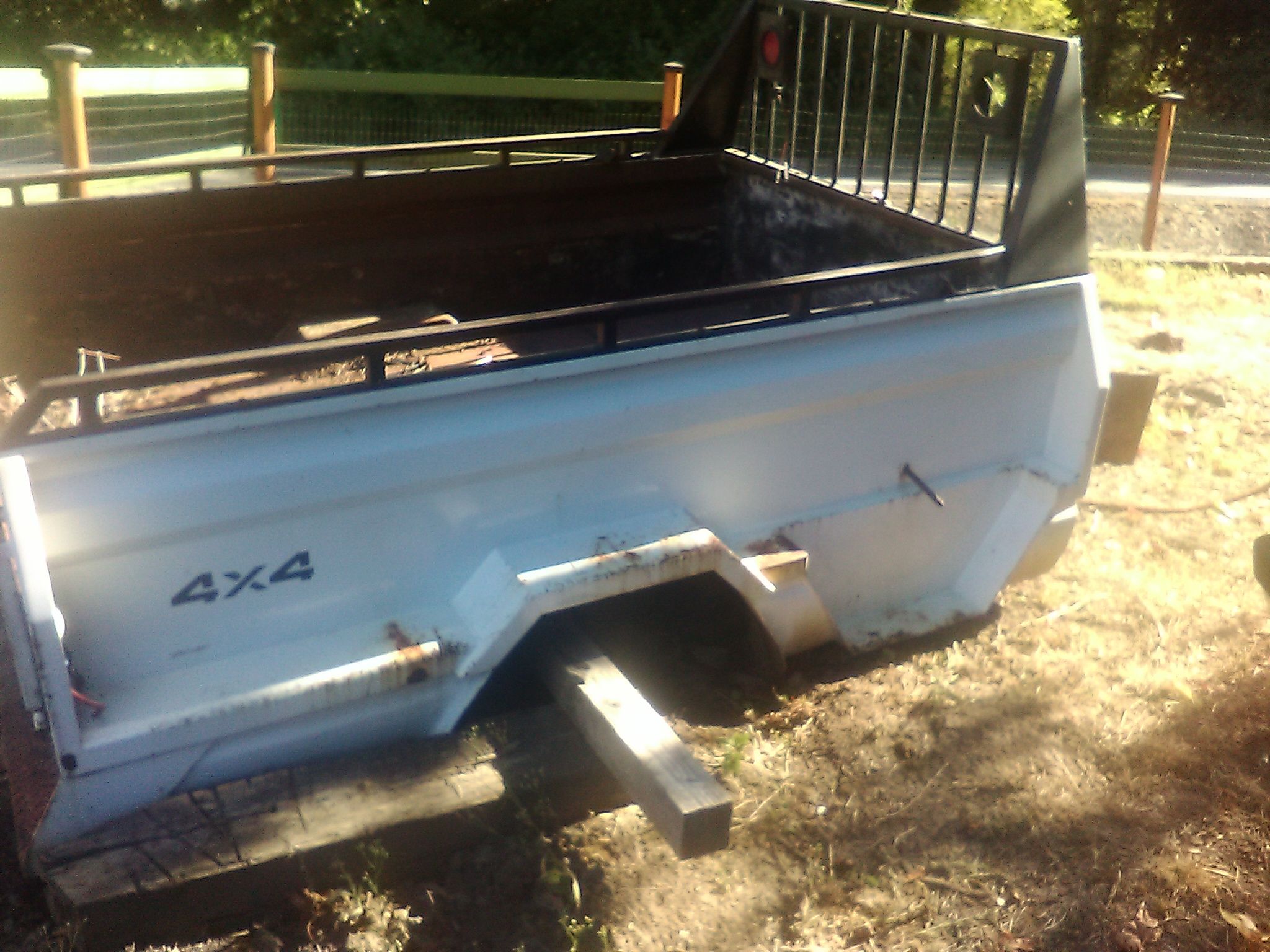 Rebco loggers box , heavy duty truck bed with side rails and head ache rack for Sale in Chehalis