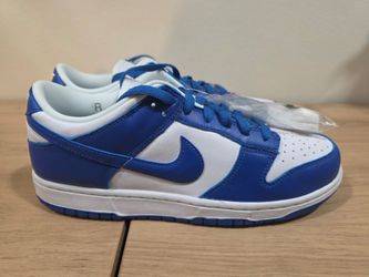Nike Dunk Low Retro - White/Hyper Royal (Dodger Blue) - Men's 9 - Brand New