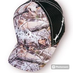 Black Camo Trucker Hat