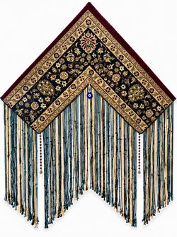Handmade wool rug tapestry