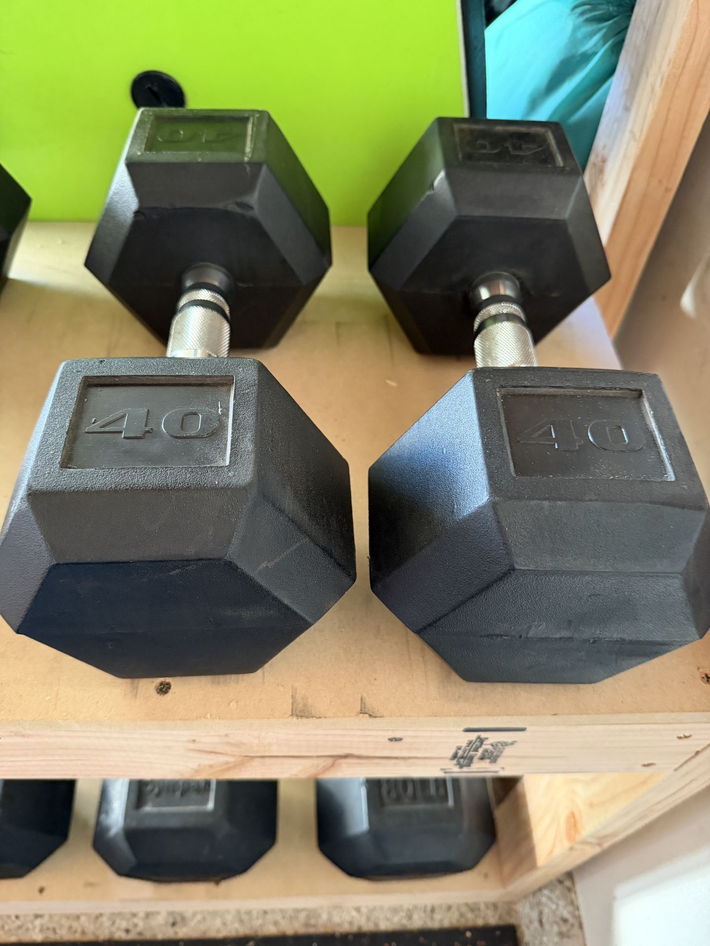 40 Lb Dumbbells 