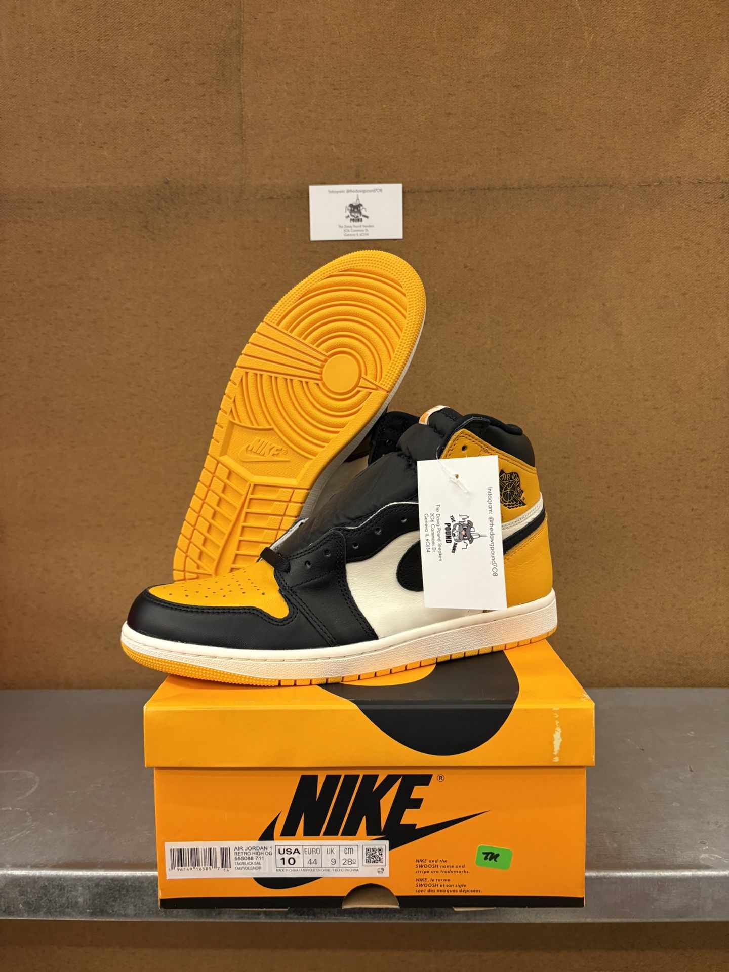 10 - Air Jordan 1 Yellow Toe