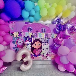 Gaby Dollhouse Banner -Happy Birthday 