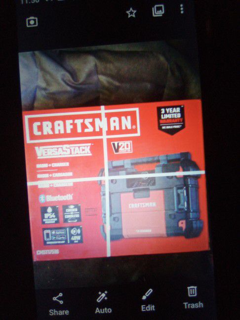 Craftsman Versastack Radio Battery Charger 