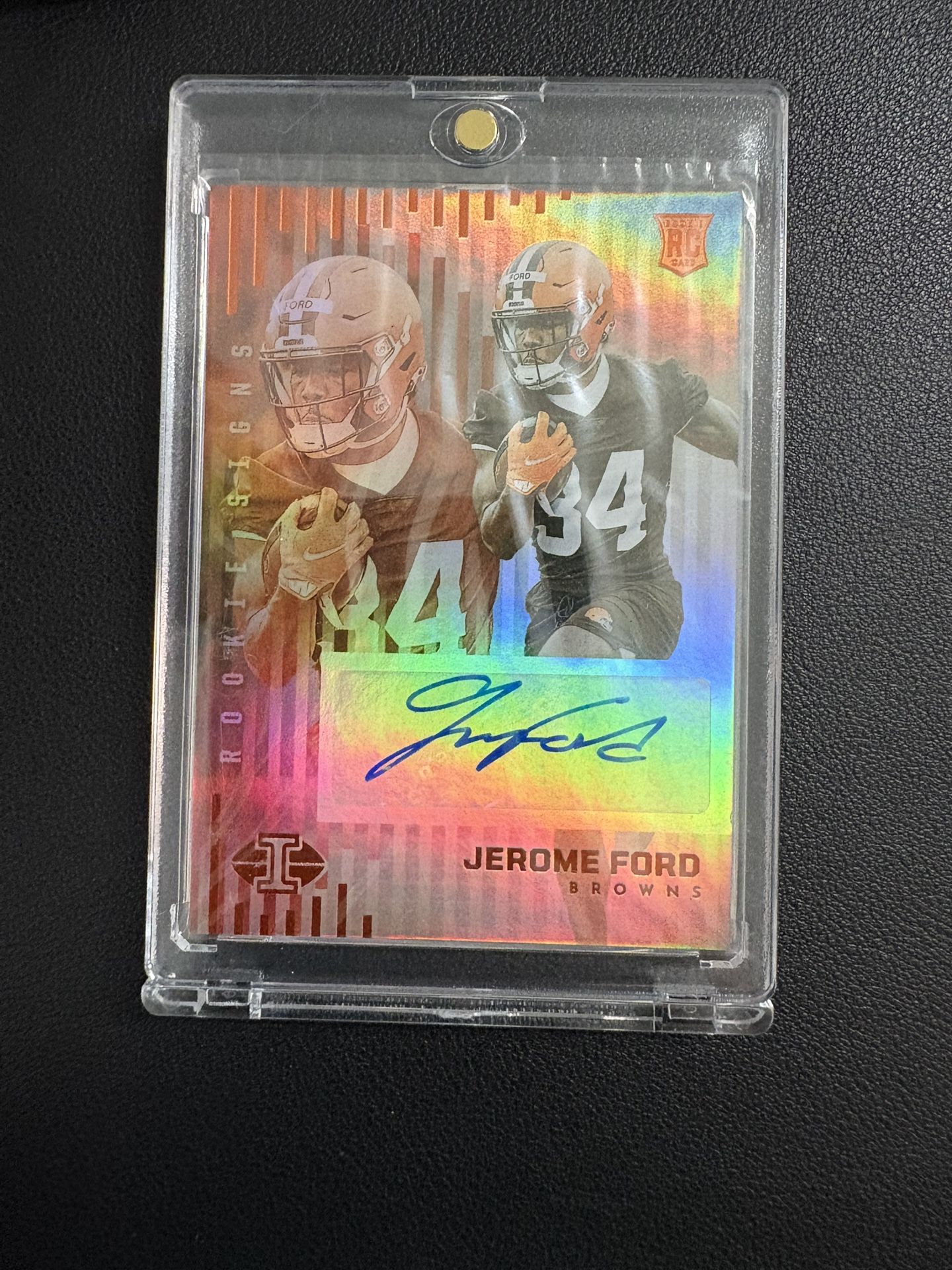 2022 Panini illusions #RS-JF Rookie Autograph Jerome Ford