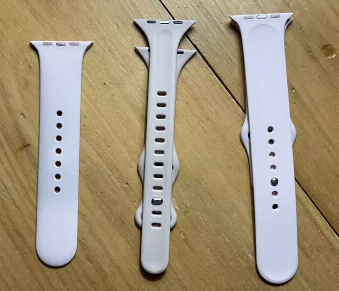 Apple Watch Bands 3 Different Styles and Sizes Light Colors S/M, M/L (44MM)