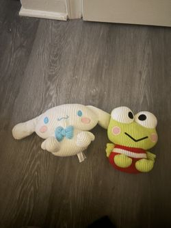 Round1 Edition Sanrio plushies Cinnamoroll and Kerropi Small size
