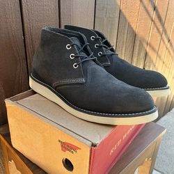 Red Wing 3147 Black Abilene Suede Chukka SIZE 10D
