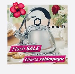Cafetera de acero inoxidable nueva en su caja 🌺 princess house 🌺
