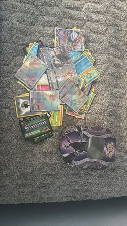 Assorted Pokémon Cards with Box
