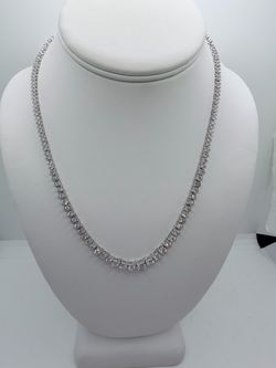 BRAND NEW 14KW 5CTW Tennis Necklace