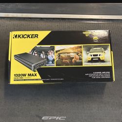 Kicker 5 Channel Amplifier 1320 Watts Max Power 660W RMS