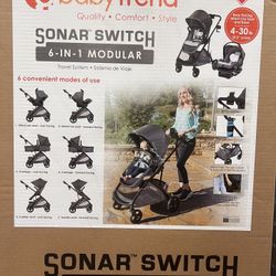 NEW- Car Seat & Stroller Baby Trend 6-in-1