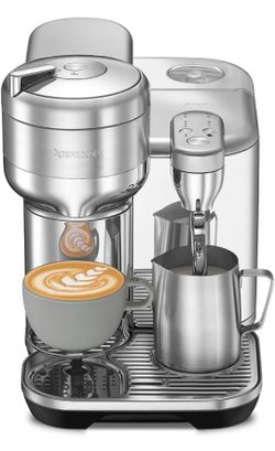 Nespresso Vertuo Creatista Coffee and Espresso Maker by Breville, Brushed Stainless Steel