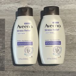 Aveeno Stress Relief Body Wash 12 Fl Oz $6 Each 