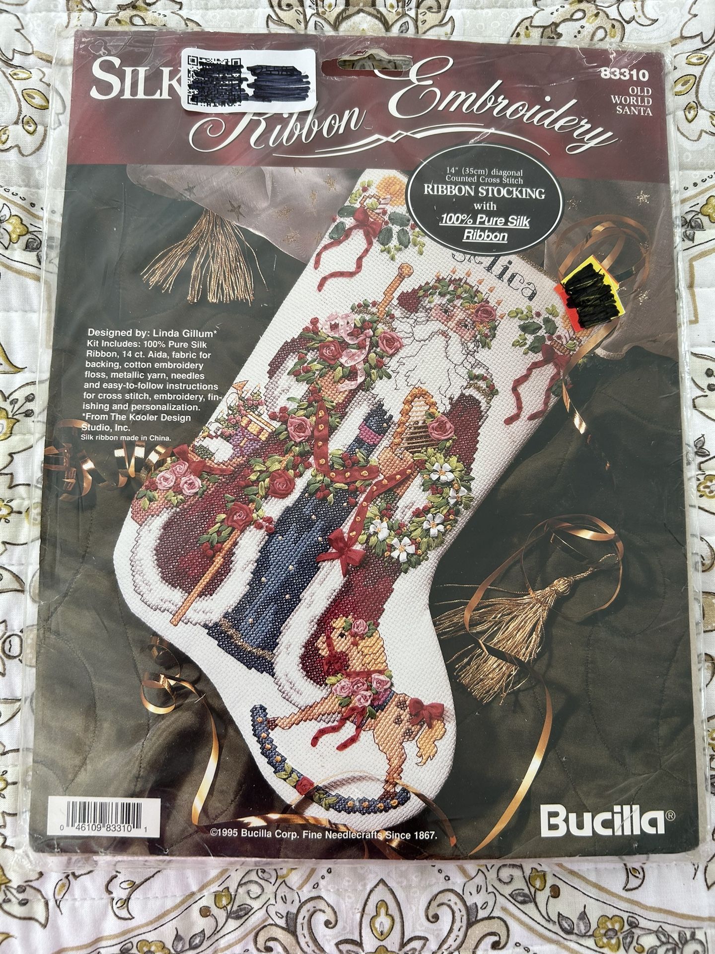 “New” Vintage Bucilla Christmas Stocking Kit