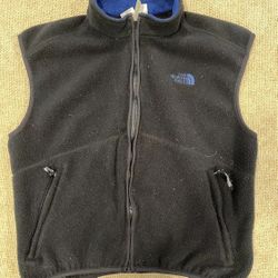 Vintage 90s Y2K North Face Mens Fleece Vest Jacket Full Zip Coat XL Spring