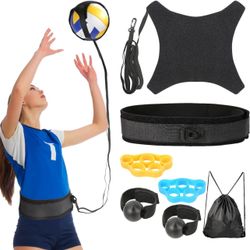 Volleyball Training Equipment Aid,Premium Volleyball Rebounder Trainer Kit,Solo Practice Trainer for Serving Setting Spiking and Arm Swing,Volleyball 