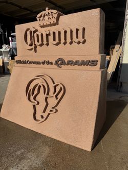 Rare Corona x LA Rams Large Promotional Display – Official Cerveza of the Rams